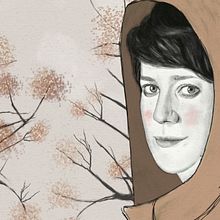 Autoretrato de invierno. Un projet de Beaux Arts, Dessin et Illustration numérique de Eva Ricart Tapia - 15.02.2019