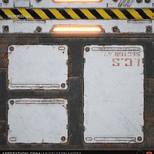 SciFi Panel - Substance Designer. Un progetto di 3D e Videogiochi di Angel Fernandes - 16.02.2018
