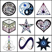 Ilustraciones libro "La Numerología del Ser", de Josep Soler (2016) . Ilustrație tradițională de Delia Govantes Romero - 02.18.2019