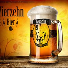 Vierzehn Bier. Graphic Design project by Pablo Damián - 02.18.2019