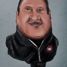 Mi Proyecto del curso: Retrato en caricatura con grafito. Un proyecto de Dibujo a lápiz e Ilustración digital de jhon jairo caicedo mejia - 19.02.2019
