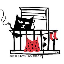 Goodbye Sunday. Fine Arts, Comic, Creativit, Drawing, Design, Character Design, Traditional illustration, and Digital Illustration project by Svit Baydak - 02.19.2019