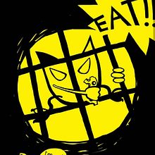 Eat!!. Fine Arts, Comic, Creativit, Drawing, Design, Character Design, Traditional illustration, and Digital Illustration project by Svit Baydak - 02.19.2019