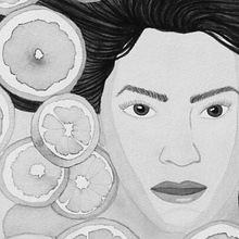 Refrescante - Ilustración con tinta china. Un progetto di Illustrazione tradizionale di Sara Azurdia - 19.02.2019