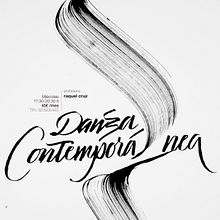 Cartelería para Laboratorio de acción escénica Vladimir Txecov. Caligrafia, e Design de cartaz projeto de Yuma Montes - 19.02.2019