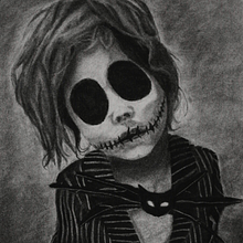 Kid Jack Skellington . Desen, Desen în creion și Desen de portret de Belén Aranguren González - 02.20.2019