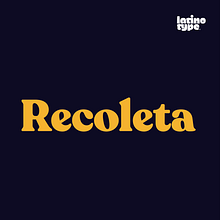 Recoleta. T, and pograph project by Latinotype - 08.20.2018