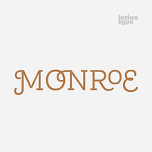 Monroe. Un proyecto de Tipografía de Latinotype - 22.09.2018