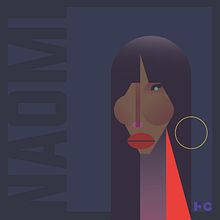 Mi Proyecto del curso: Retrato geométrico minimalista de Naomi Campbell Ein Projekt aus dem Bereich Traditionelle Illustration von Fernando Calvillo - 20.02.2019