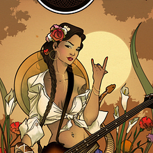 VIVE LATINO 10. Traditional illustration, Digital Illustration, and Vector Illustration project by Alex Arizmendi - 02.20.2011
