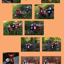 Proyecto de "Needle felting", creación de personajes con lana y aguja.. Un progetto di Artigianato, Design di giocattoli, Needle felting e Textile Design di Ara Arts - 21.02.2019