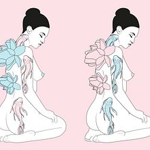 L O T U S. Un projet de Illustration traditionnelle , et Design graphique de Maria Biarge - 21.02.2019