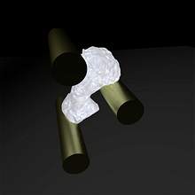 Cabeza maltratada. Un progetto di 3D, Animazione, Animazione 3D, Scultura, Modellazione 3D e Motion graphics di Alejandro Soriano - 21.02.2019
