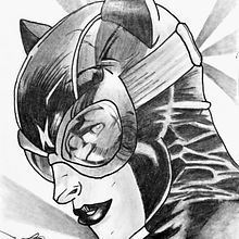Catwoman's look - Lapiz. Een project van  Tekening, Tekening met potlood,  Artistieke tekening y Traditionele illustratie van Jonny GC - 22.02.2019