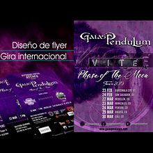 Gaias Pendulum Tour 2019. Poster Design, and Graphic Design project by JUAN FENANDO RUIZ C. - 02.23.2019
