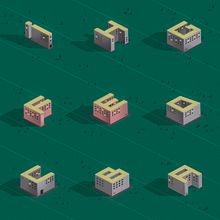 Ciudad 08 - 36daysoftype. Traditional illustration, Vector Illustration, T, and pograph project by Manuel de la Osa - 05.20.2018