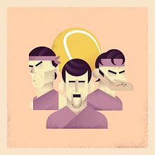 Tennis legends. Character Design project by Hgo Bridge - 02.24.2019