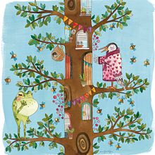 Tree house. Fine Arts, Drawing, and Traditional illustration project by Anna Valpuesta Farré - 02.24.2019