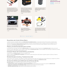 Recambios de Coches Online. Web Design project by Jose Luis Torres Arevalo - 02.25.2019
