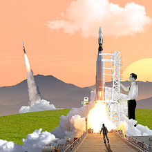 Launch - Proyecto Collage Retro Ein Projekt aus dem Bereich Collage von Andre Bittencourt - 25.02.2019