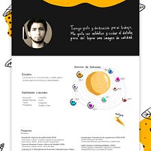 Curricula. Graphic Design, and Traditional illustration project by popolmc - 02.26.2019
