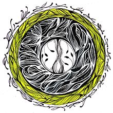 Green circle. Un projet de Beaux Arts, Art conceptuel, Dessin artistique et Illustration traditionnelle de Klara Aldana Dávila - 26.02.2019