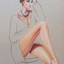 Mi Proyecto del curso: Ilustración con pastel y lápices de colores. Un proyecto de Bellas Artes y Dibujo de Bethzabe Sànchez Salazar - 26.02.2019