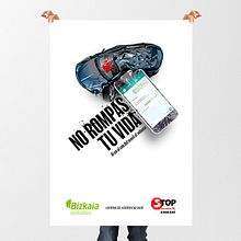 Contra la violencia vial. Creativit, Graphic Design, and Advertising project by Marilu Rodriguez Vita - 02.26.2019