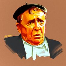 Retrato Paco Martínez Soria . Traditional illustration project by Julio Loborda - 02.26.2019
