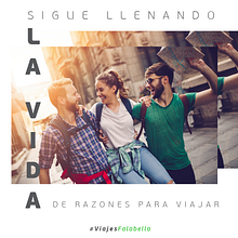 Viajes Falabella Colombia . Redes sociais projeto de Manuela Villegas - 26.02.2017
