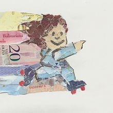 El valor de Venezuela. Un projet de Artisanat, Collage , et Art conceptuel de Leia Guédez - 10.01.2019