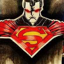 Superman Injustice - Pilot y rotuladores. Een project van  Tekening,  Artistieke tekening y Traditionele illustratie van Jonny GC - 27.02.2019