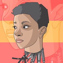 Cybernetic Woman | Mujer Cibernética. Comic, Concept Art, Drawing, and Graphic Design project by Mamá es un Zombie - 02.27.2019
