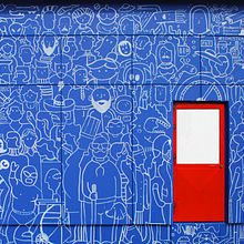 Mural Trama. Traditional illustration project by Rodrigo Zarain Rojas - 12.26.2018