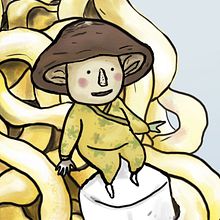 Umami- san. Traditional illustration, and Digital Illustration project by Nori Kobayashi Seki - 03.01.2019