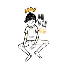 Hail to the King. Un progetto di Illustrazione tradizionale e Illustrazione digitale di Diego Andrés Corzo Rueda - 03.03.2019
