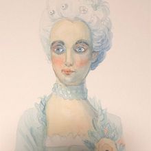 Mi Proyecto del curso: Retrato ilustrado en acuarela Ein Projekt aus dem Bereich Zeichnung und Aquarellmalerei von Nicté Kono - 03.03.2019