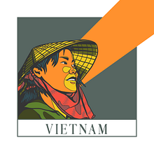 Vietnam. Projekt z dziedziny Sztuka miejska, Kreat, wność,  R, sunek,  Manager art, st, czn, Design, Projektowanie graficzne, Trad, c, jna ilustracja, Grafika wektorowa i  Reklama użytkownika Pau Juárez León - 04.03.2019