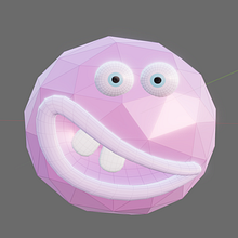 TEST - Rig Facial - Lollypopman Ein Projekt aus dem Bereich 3D, Animation, 3-D-Animation, Animation von Figuren, 3-D-Modellierung und Rigging von Luciano A. Muñoz Sessarego - 13.09.2018