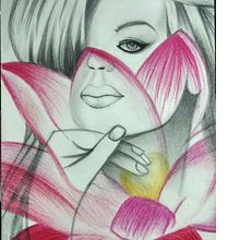 Flowergirl - Lapices. Een project van  Tekening, Tekening met potlood,  Artistieke tekening y Traditionele illustratie van Jonny GC - 06.03.2019