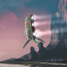 sci-fi landscape Ein Projekt aus dem Bereich Concept Art von Keisy Lopez - 06.03.2019