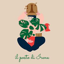 Il posto di Irene - airbnb. Design gráfico projeto de Irene Rosà - 06.03.2019