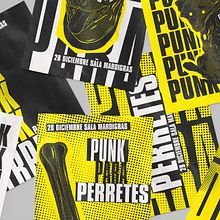 PUNK PARA PERRETES. Un proyecto de Dirección de arte, Diseño gráfico e Ilustración tradicional de Óscar Parada Quintana - 28.12.2018