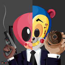 Cha cha and Hazel Ein Projekt aus dem Bereich Kreativität, Design von Figuren, Traditionelle Illustration und Vektorillustration von Barhlo - 24.02.2019