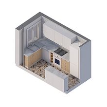 Renovación Cocina. Un progetto di Architettura, Architettura d'interni e Interior design di Andrea Stinga - 08.03.2019