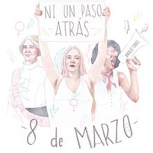 Illustrazione 8 marzo. Un progetto di Illustrazione tradizionale di Amalia Torres - 07.03.2019