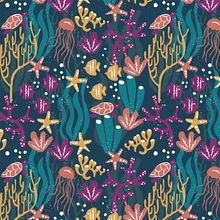 Diseño de motivos inspirados en la naturaleza. Pattern Design project by German Parada Díaz - 03.07.2019