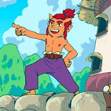 Niños Oni, proceso. . Animation, 2D Animation, Comic, Concept Art, Drawing, Character Design, Traditional illustration, Digital Illustration, Stor, and telling project by Gaspar Satorres Gil - 03.07.2019
