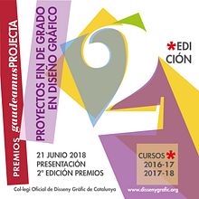 Desarrollo imagen de evento y aplicaciones a banners e invitaciones digitales. – Presentación 2ª Edición Premios PFG. Graphic Design project by Esther Prim - 06.21.2018