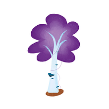 Happy trees . Traditional illustration project by Consuelo González Galarce - 03.08.2019